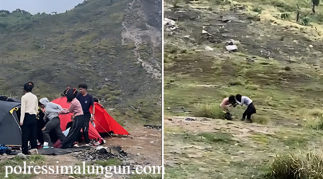 Viral! Dua Pendaki Perempuan Berkelahi di Gunung Talang